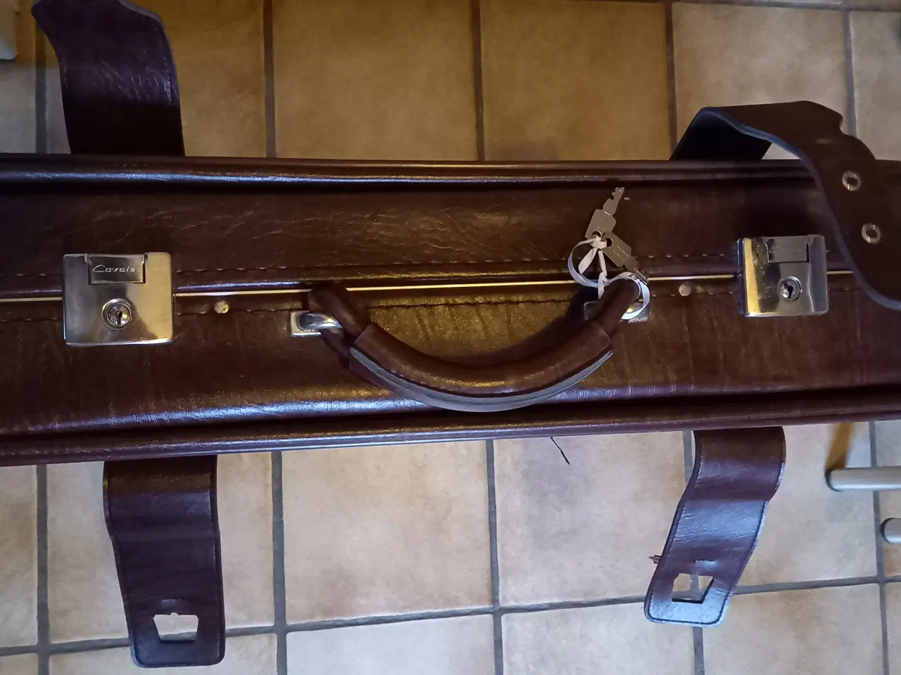 Billede 3 - Cavalet kuffert i mørkebrunt læder