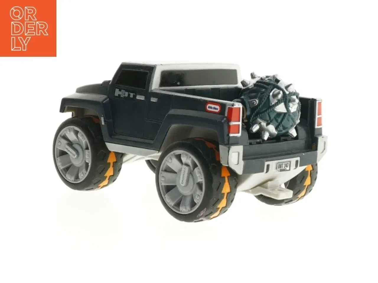 Billede 2 - Legetøjsbil med Snørebånd fra Little Tikes (str. 22x12,5 cm)