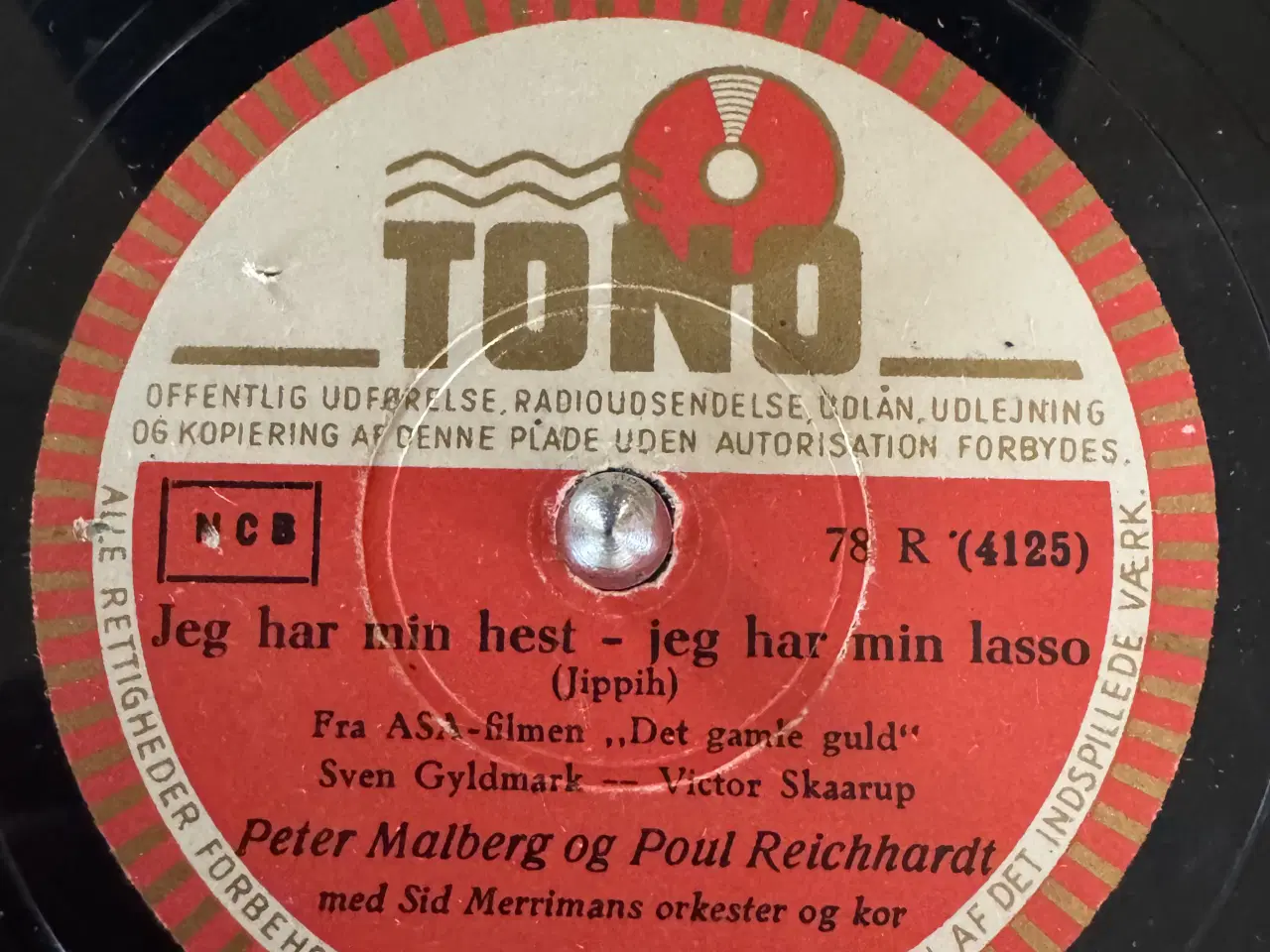 Billede 4 - Antik grammofon “His Masters Voice” + 25 stk plade