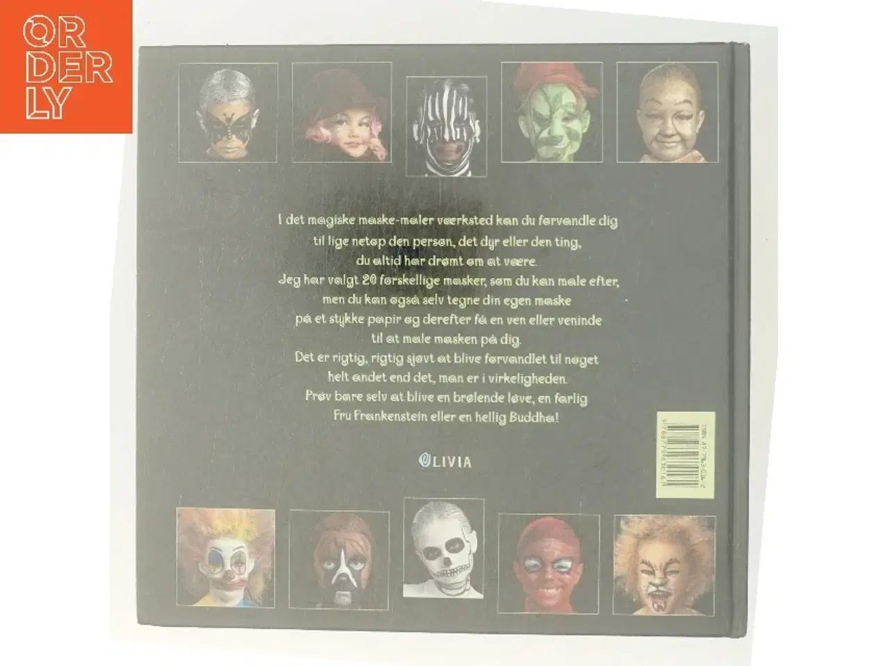 Billede 3 - Magiske masker : børnenes bog om maskemaling af Helle Møller (f. 1964-10-24) (Bog)
