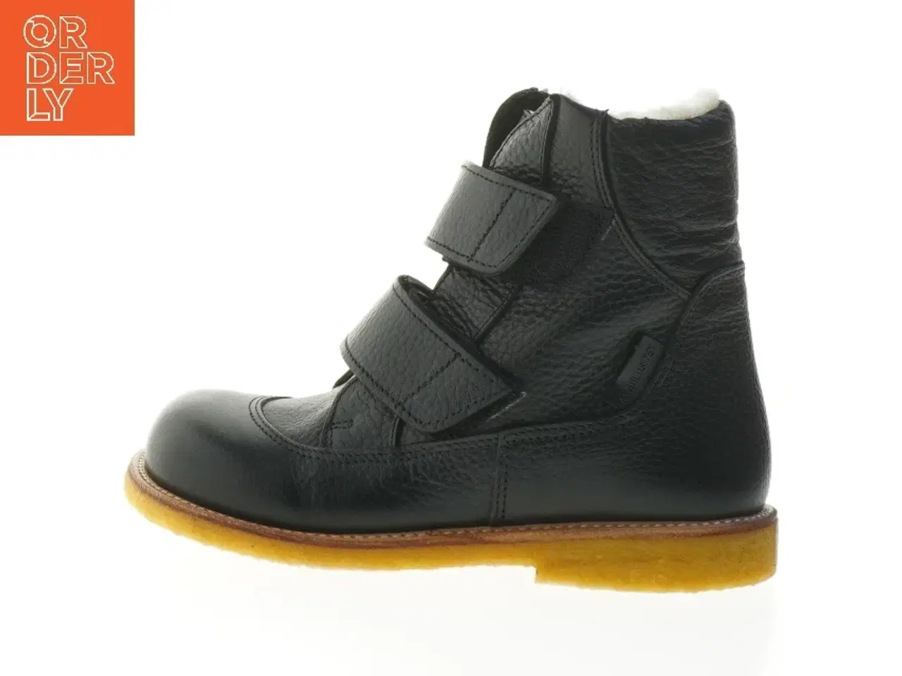 Billede 1 - Angulus TEX vinterstøvler i sort læder (str. 30 )