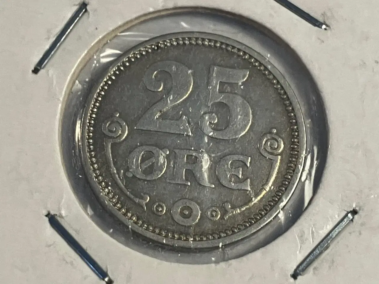 Billede 1 - 25 Øre 1918 Danmark