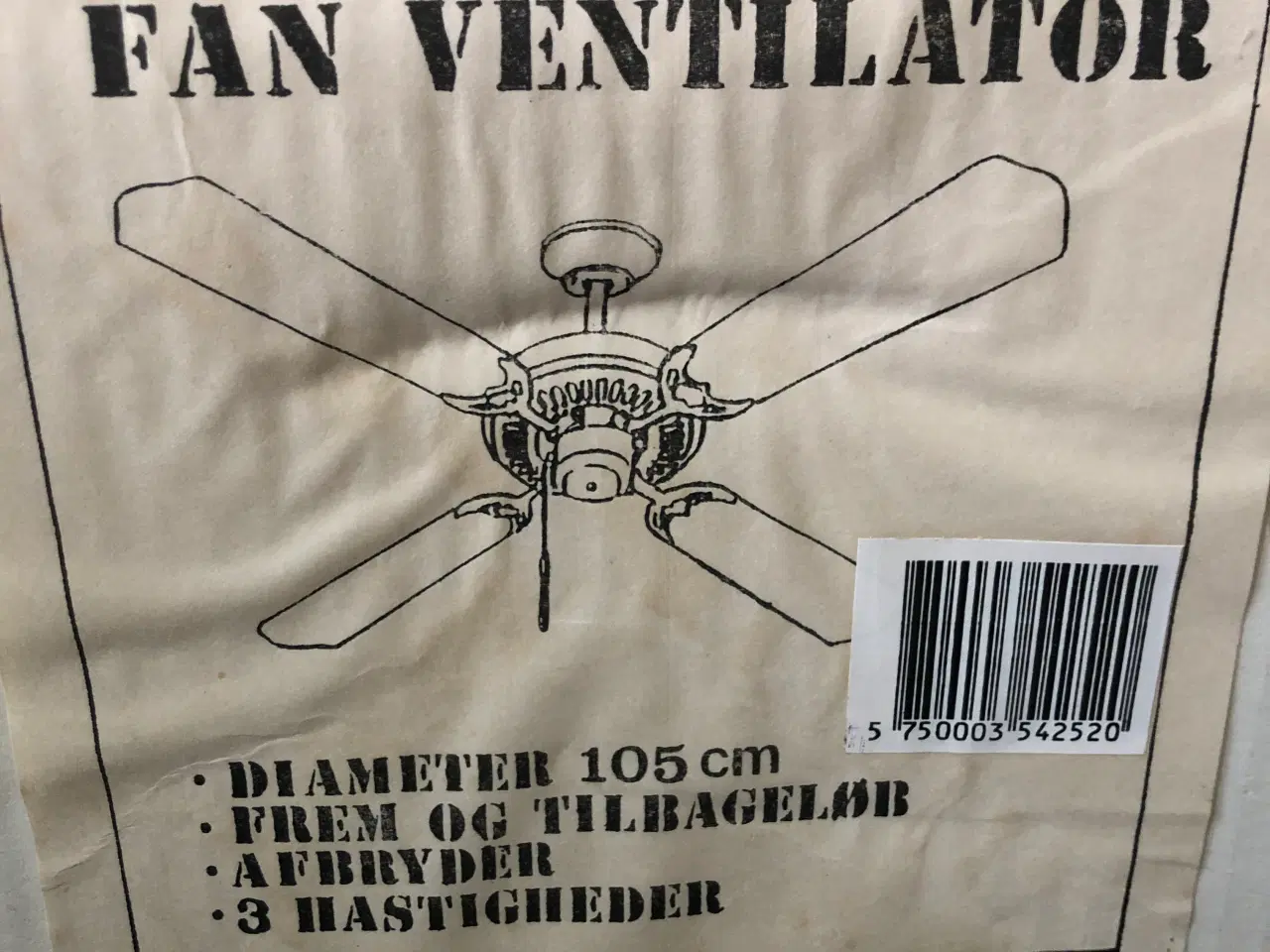 Billede 1 - Fan ventilator 