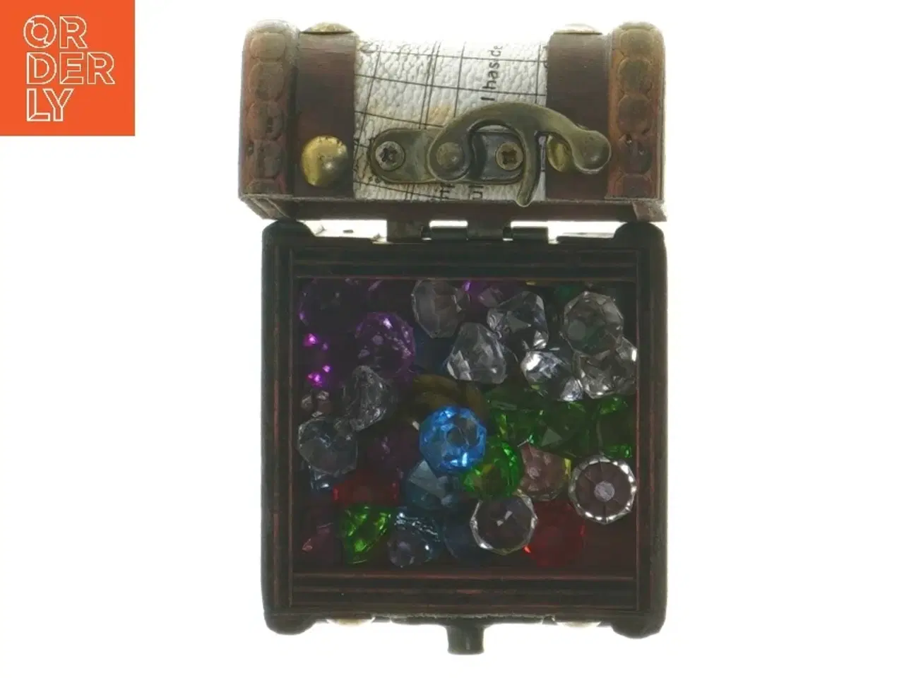 Billede 3 - Lille skattekiste (str. 7,5x7,5x6,5 cm)