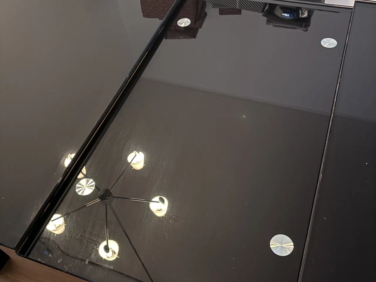 Billede 2 - Spisebord i hærdet glas