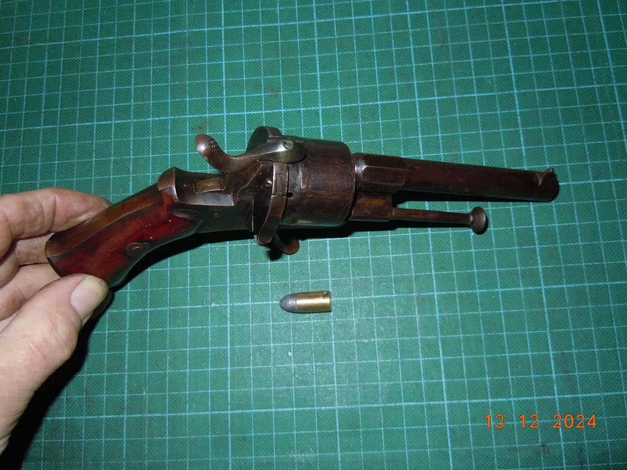 Billede 3 - Pin-fire revolver 1862 I 9 mm Pin-fire 6 skuds.