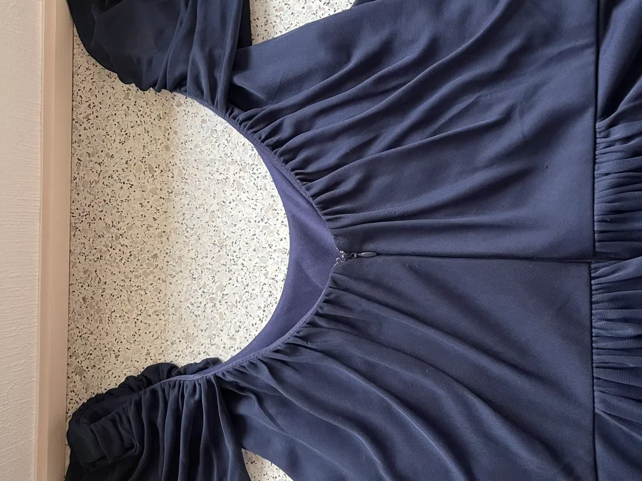 Billede 2 - Blå lang kjole