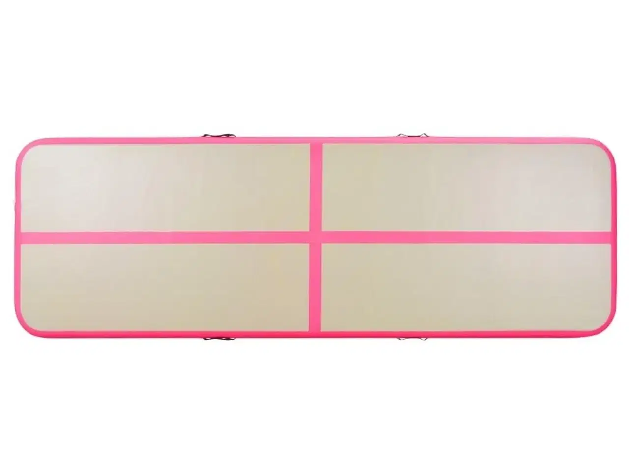 Billede 6 - Oppustelig gymnastikmåtte med pumpe 300 x 100 x 10 cm PVC Pink