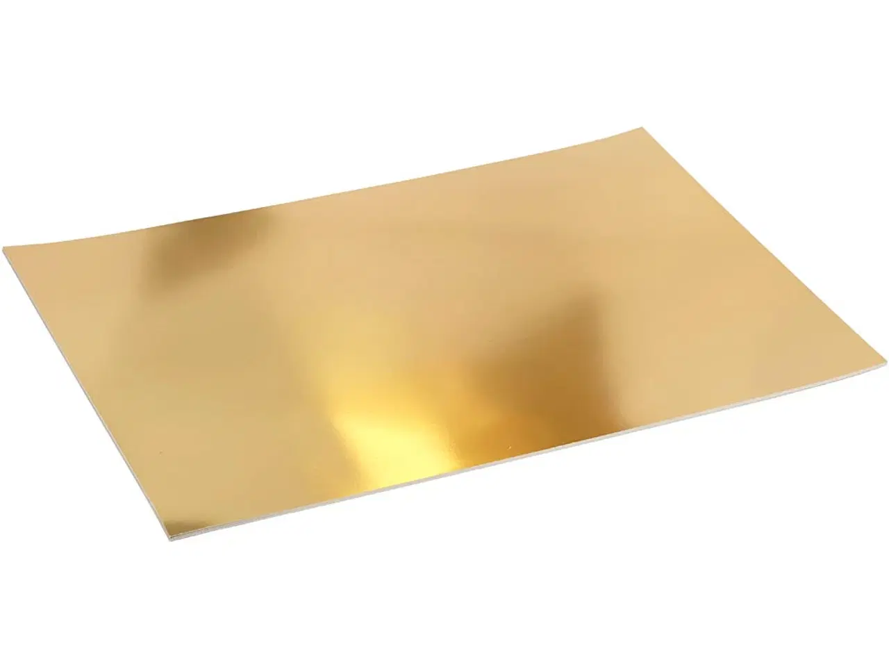 Billede 1 - Metalkarton A2 Guld 280 g - 10 ark til kreative projekter