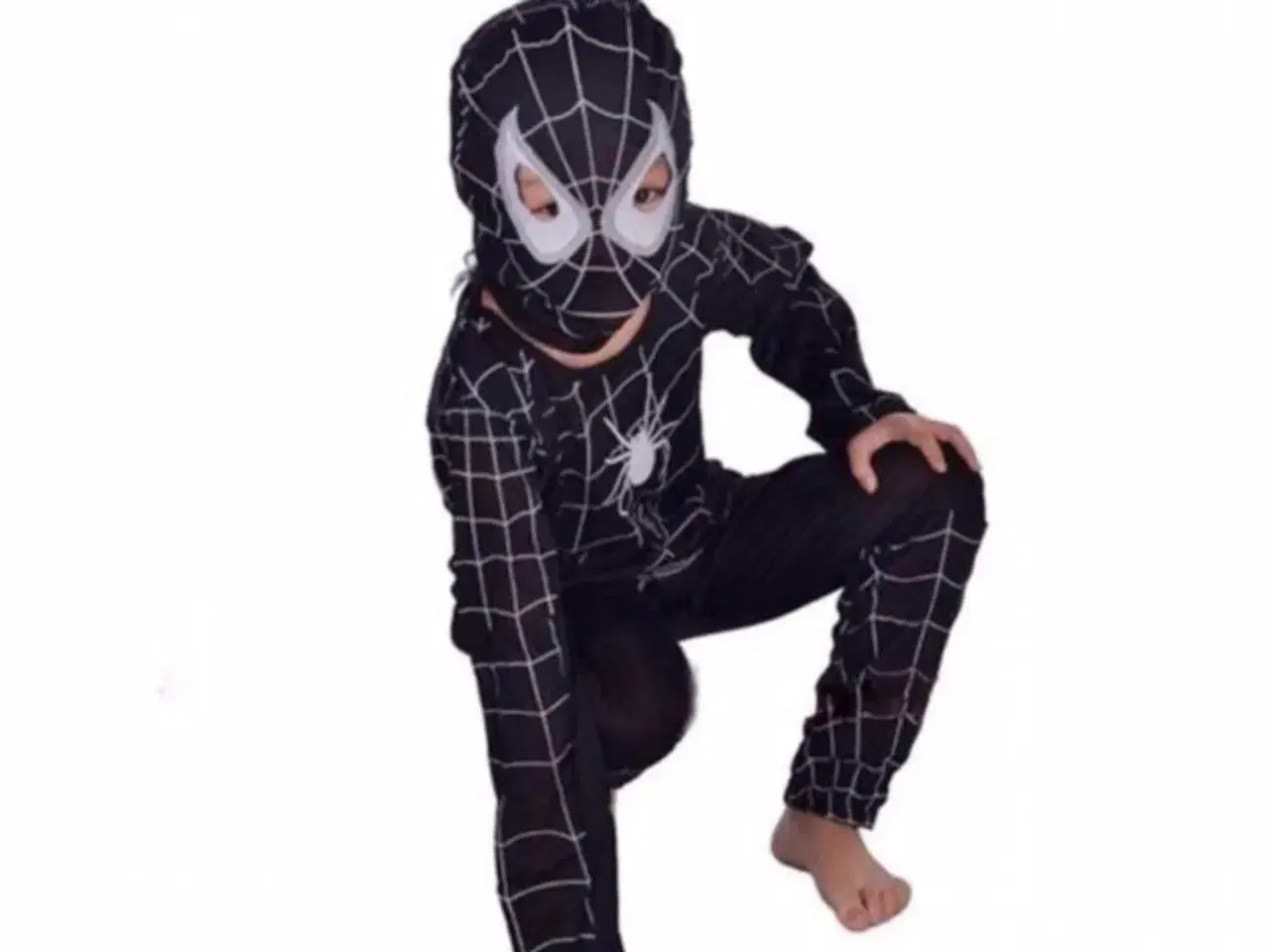 Billede 1 - Spiderman kostume str. 104 dragt udklædning med Sp