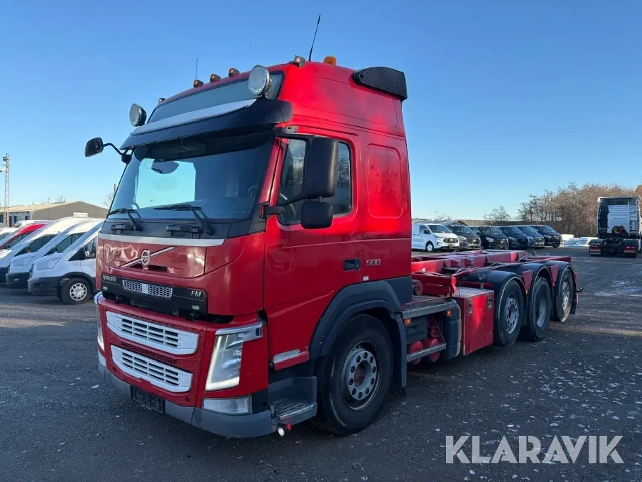 Billede 1 - Lastbil Volvo FM 500 med 28 tons wirehejs