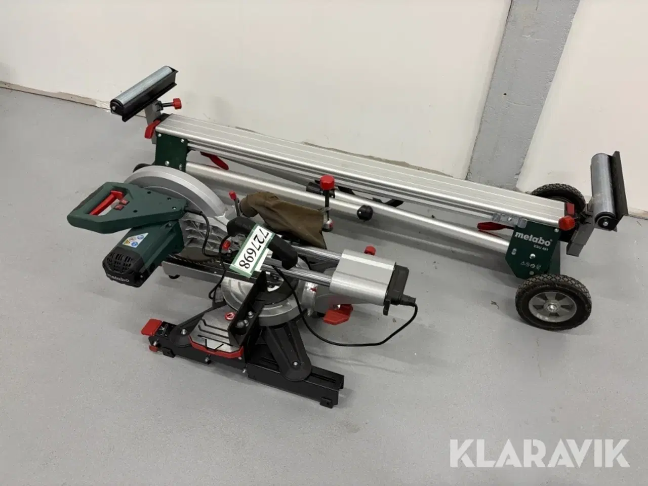 Billede 2 - Kap- og geringssav Metabo KGS 305 M med stativ