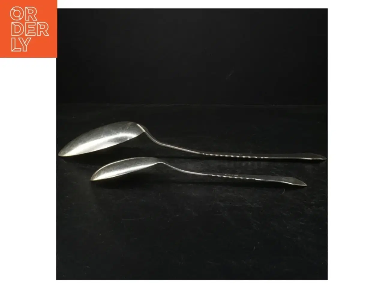 Billede 3 - Potageske og anden stor ske, Louise, 2-tårnet sølvplet (str. 25 cm. 37 cm)