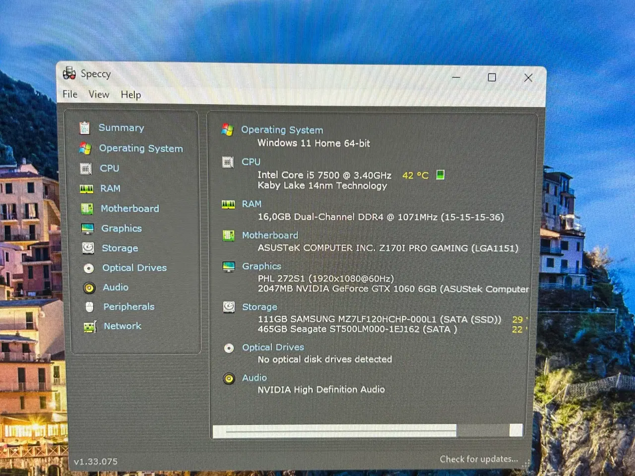 Billede 5 - 🔥 ITX Gamer-PC | i5-7500 (3.8 GHz) + GTX 1060 6GB