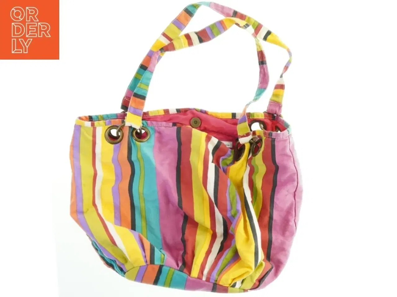 Billede 1 - Stribet taske (str. 35 cm)