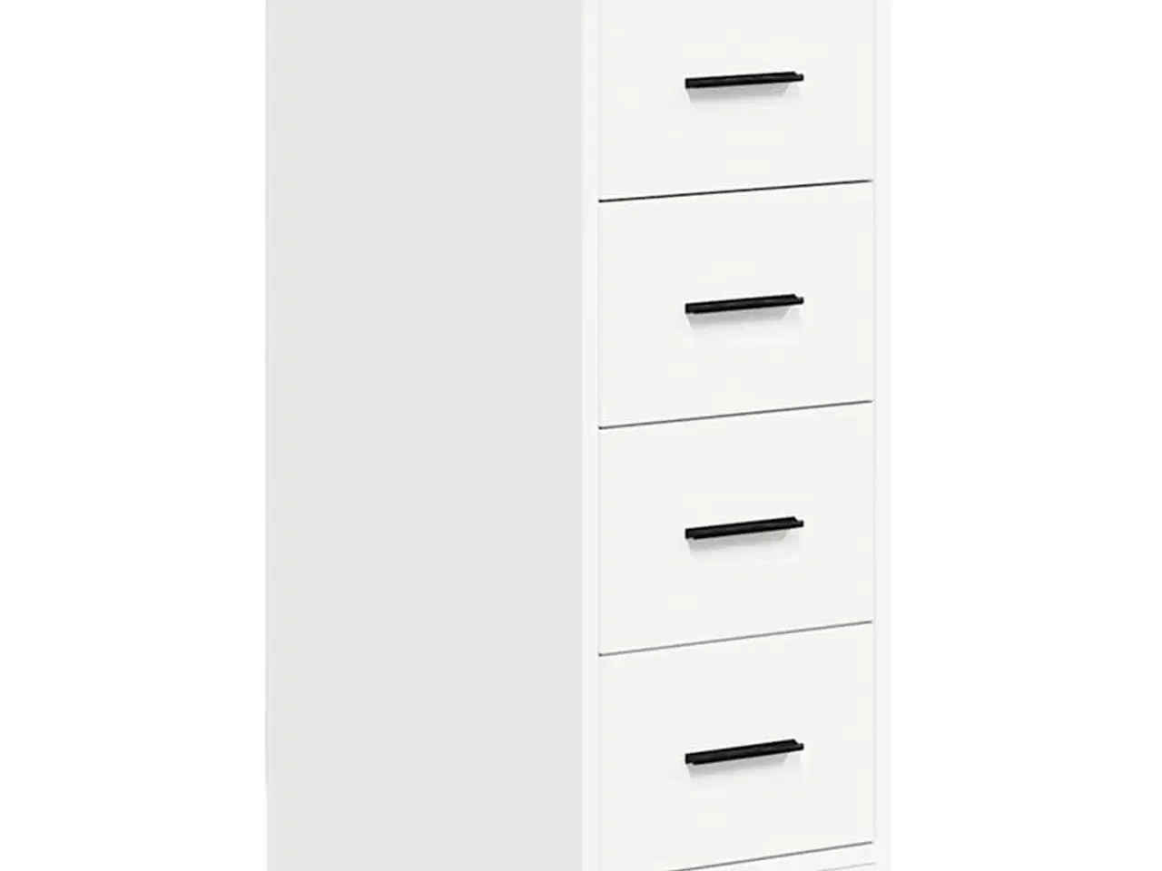 Billede 2 - Garageopbevaringsskab Hvid 30x51x85 cm Massivt træ Fyrretræ