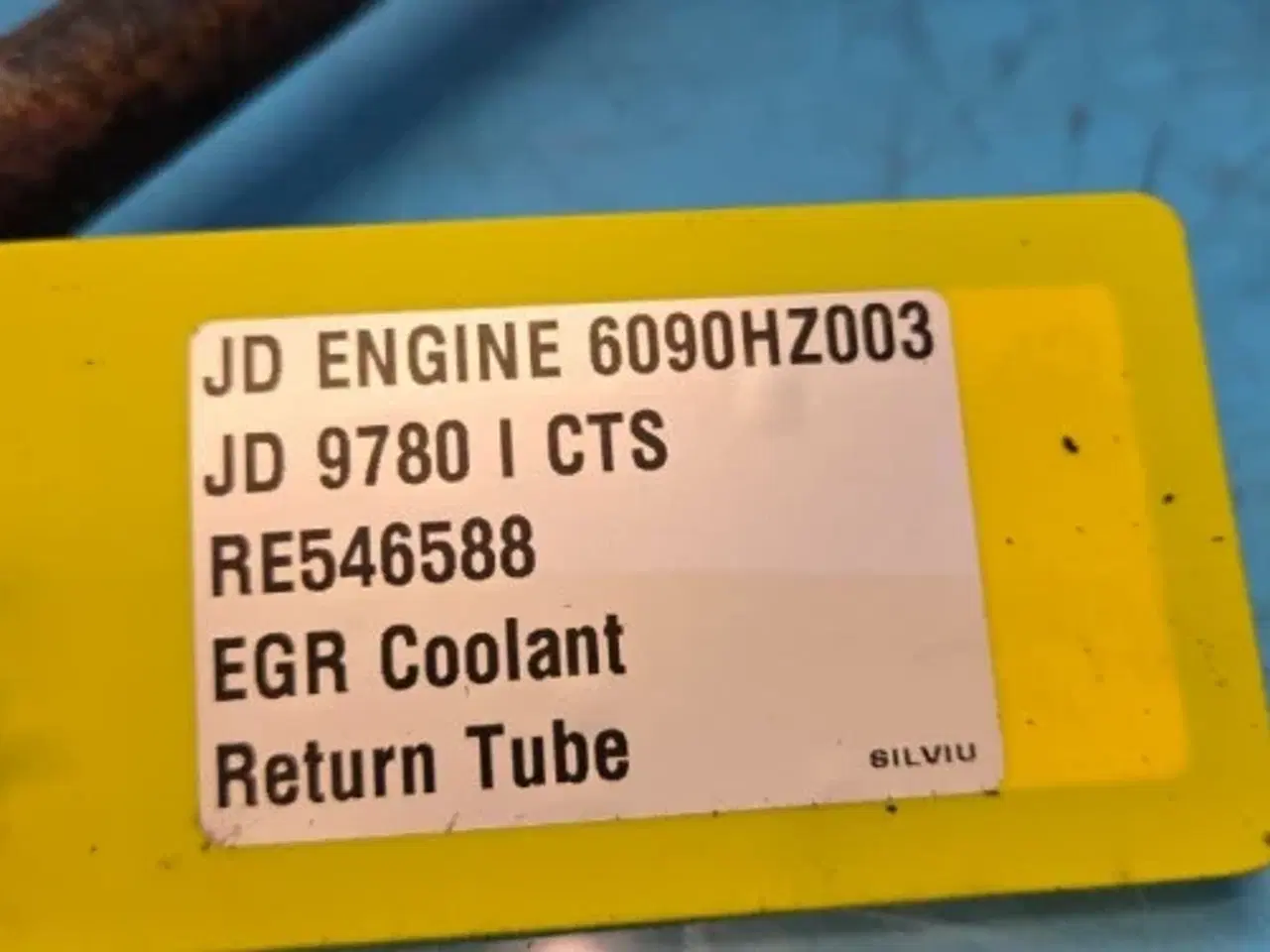 Billede 10 - John Deere 6090HZ003 EGR Rør RE546588