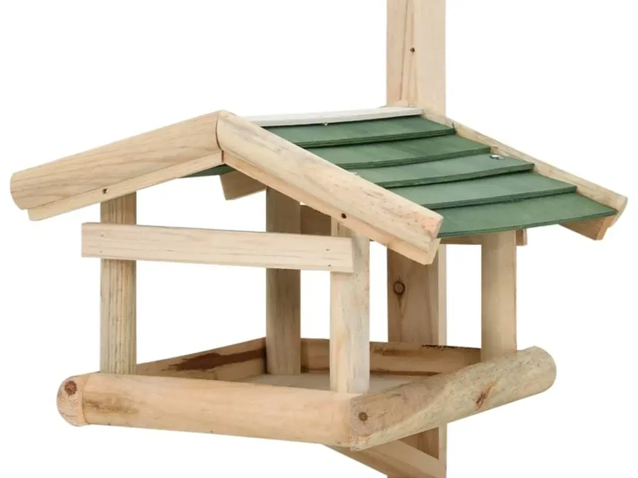 Billede 3 - Fuglefoderhus 35x29,5x21 cm massivt træ