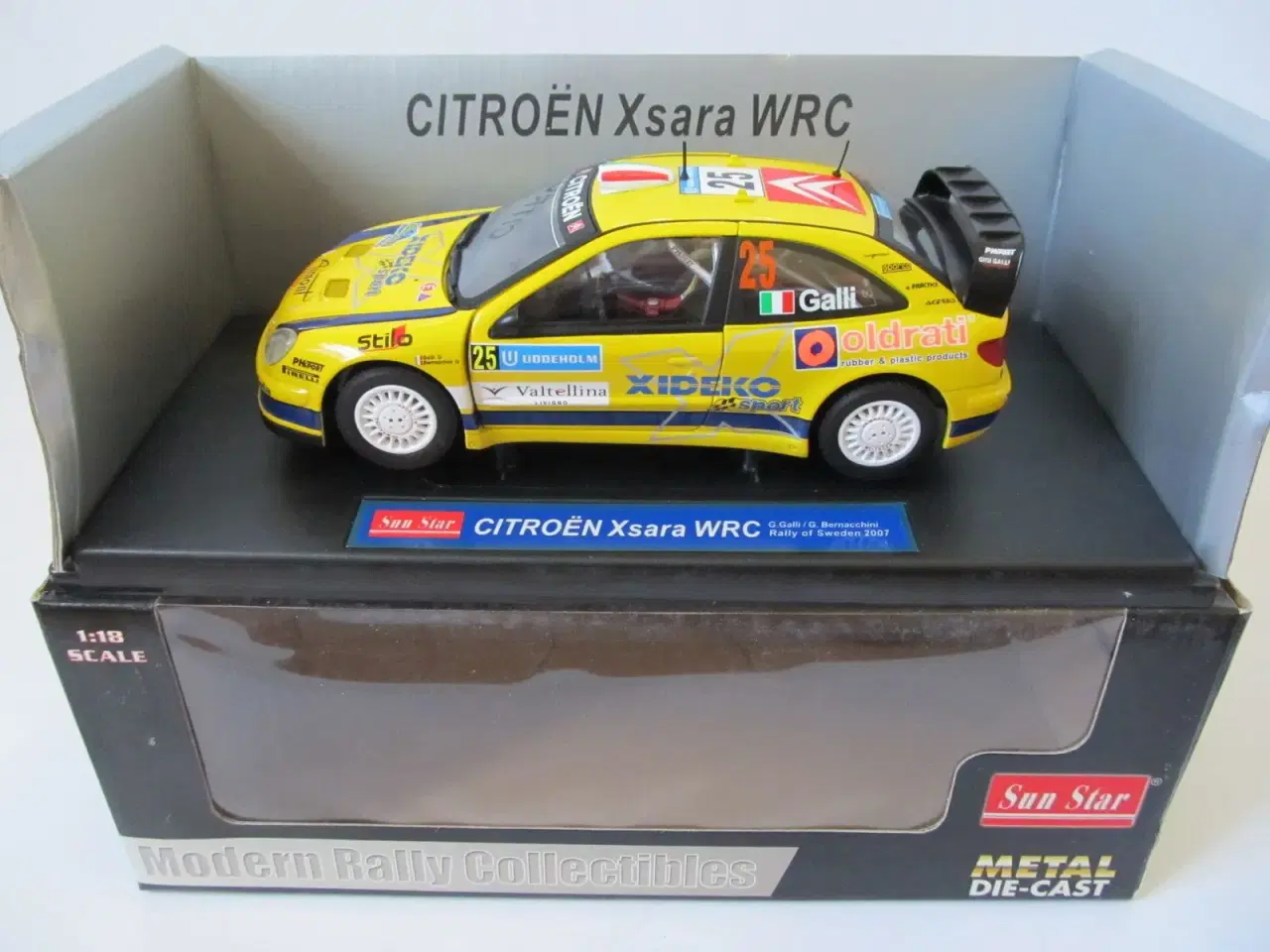 Billede 1 - 2007 Citroën Xsara WRC 1:18