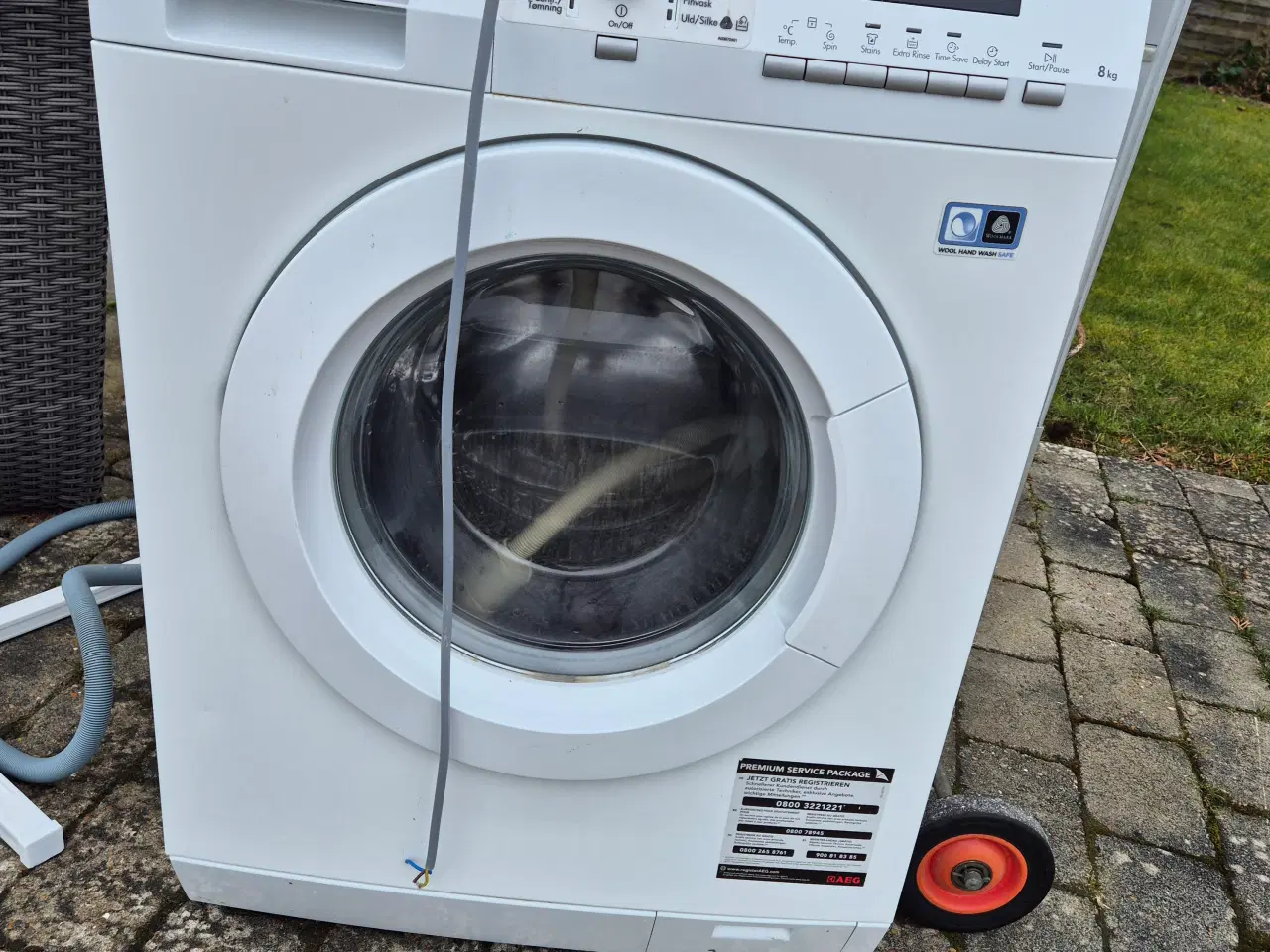 Billede 1 - AEG frontbetjent vaskemaskine hvid