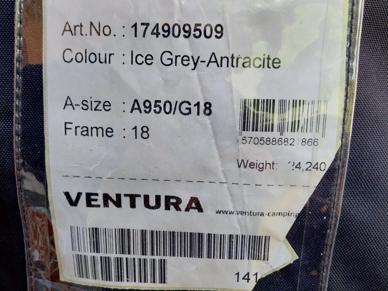 Billede 2 - Fortelt Ventura D300 A950/G18 IXL fiberstel