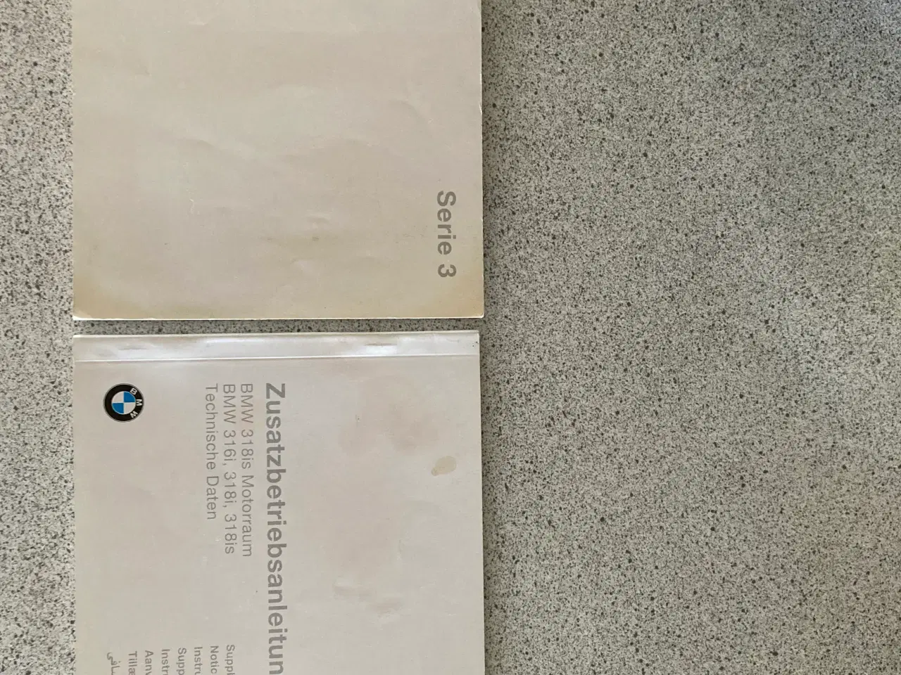 Billede 1 - BMW E36 Brugervejledning Manual