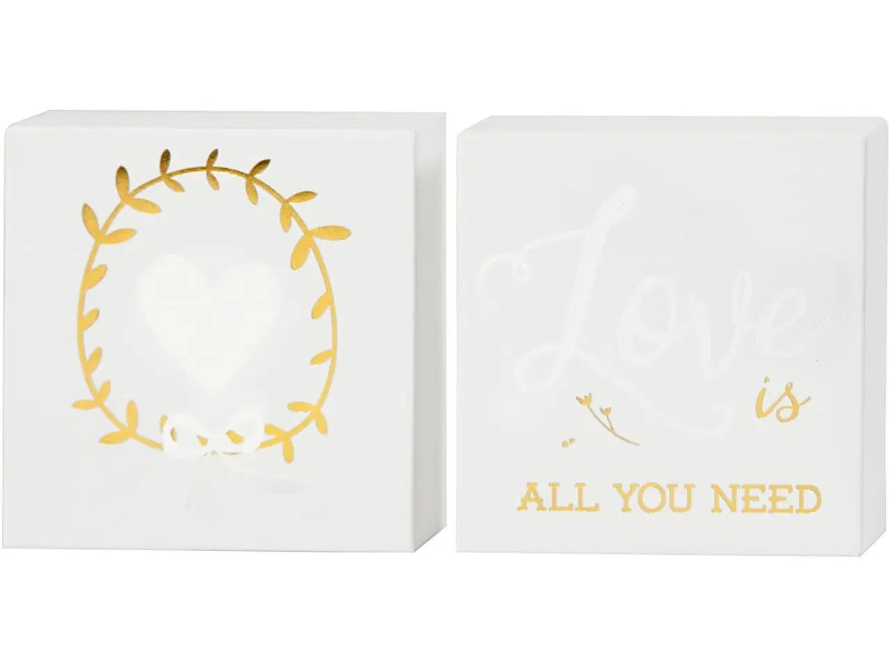 Billede 1 - Lærred med Guldtryk til Akvarel - 2 stk.