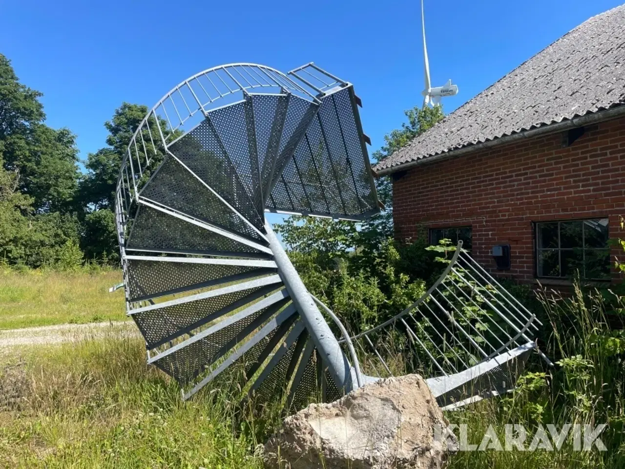 Billede 6 - Vinkeltrappe galvaniseret