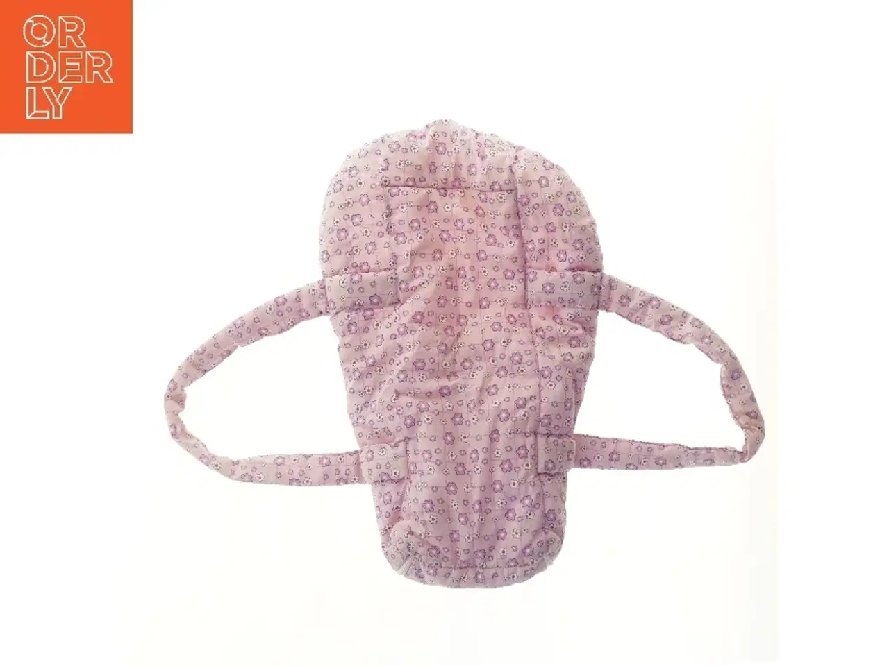 Billede 2 - Rosa dukke bæresele med blomster fra New Born Baby (str. 55x32 cm)