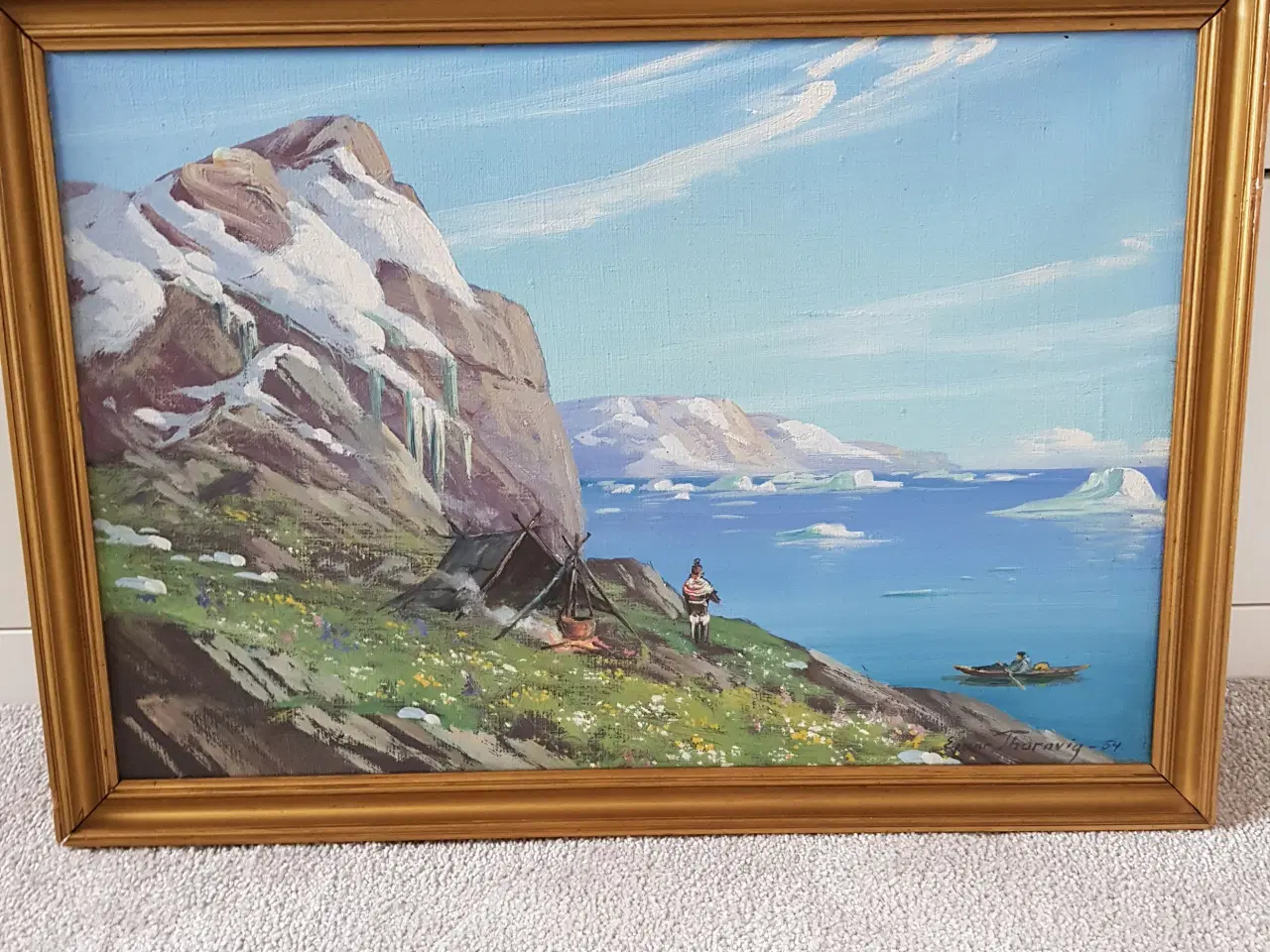 Billede 1 - Grønlandsbillede af Ejnar Thornvig
