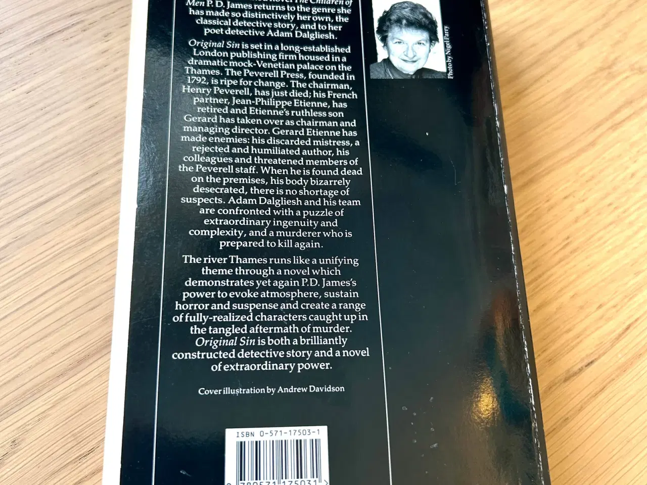 Billede 2 - Original Sin by P.D. James (first edition)
