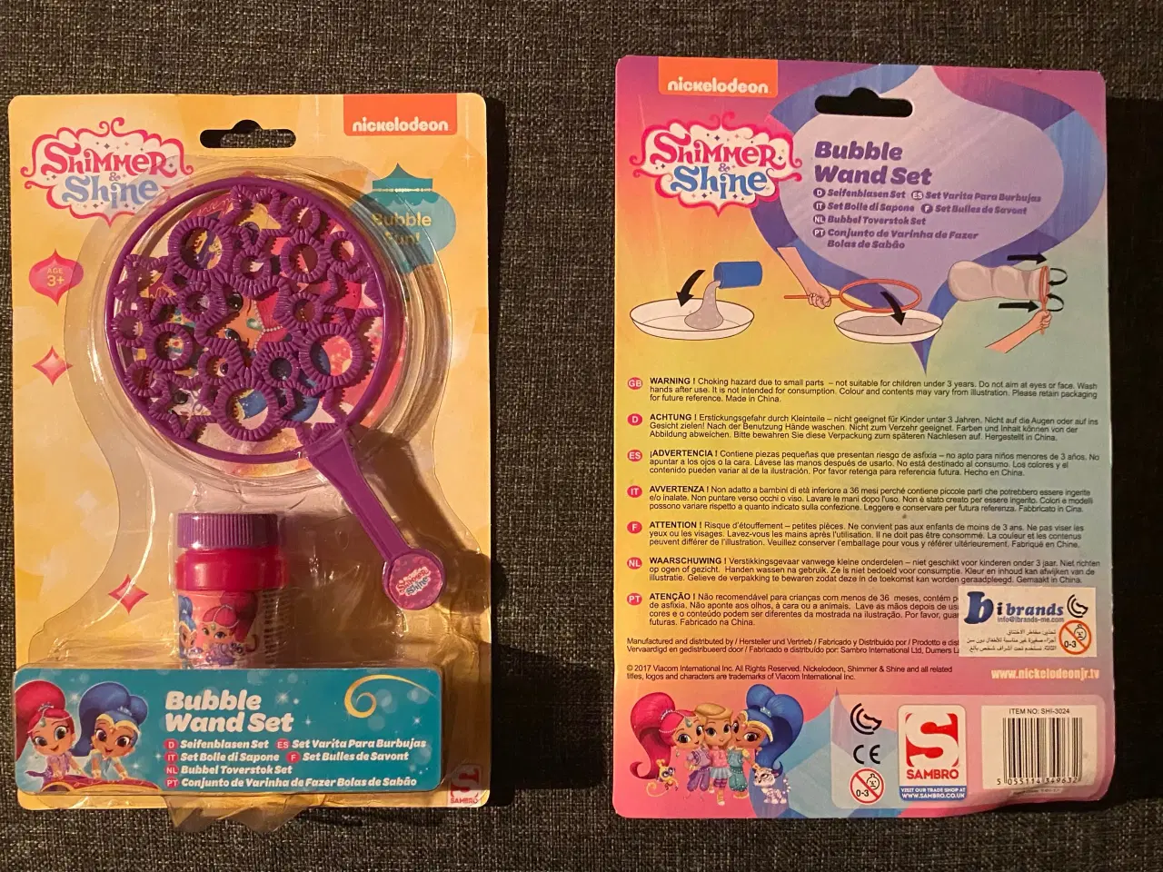 Billede 1 - Shimmer & Shine sæbeboble-sæt