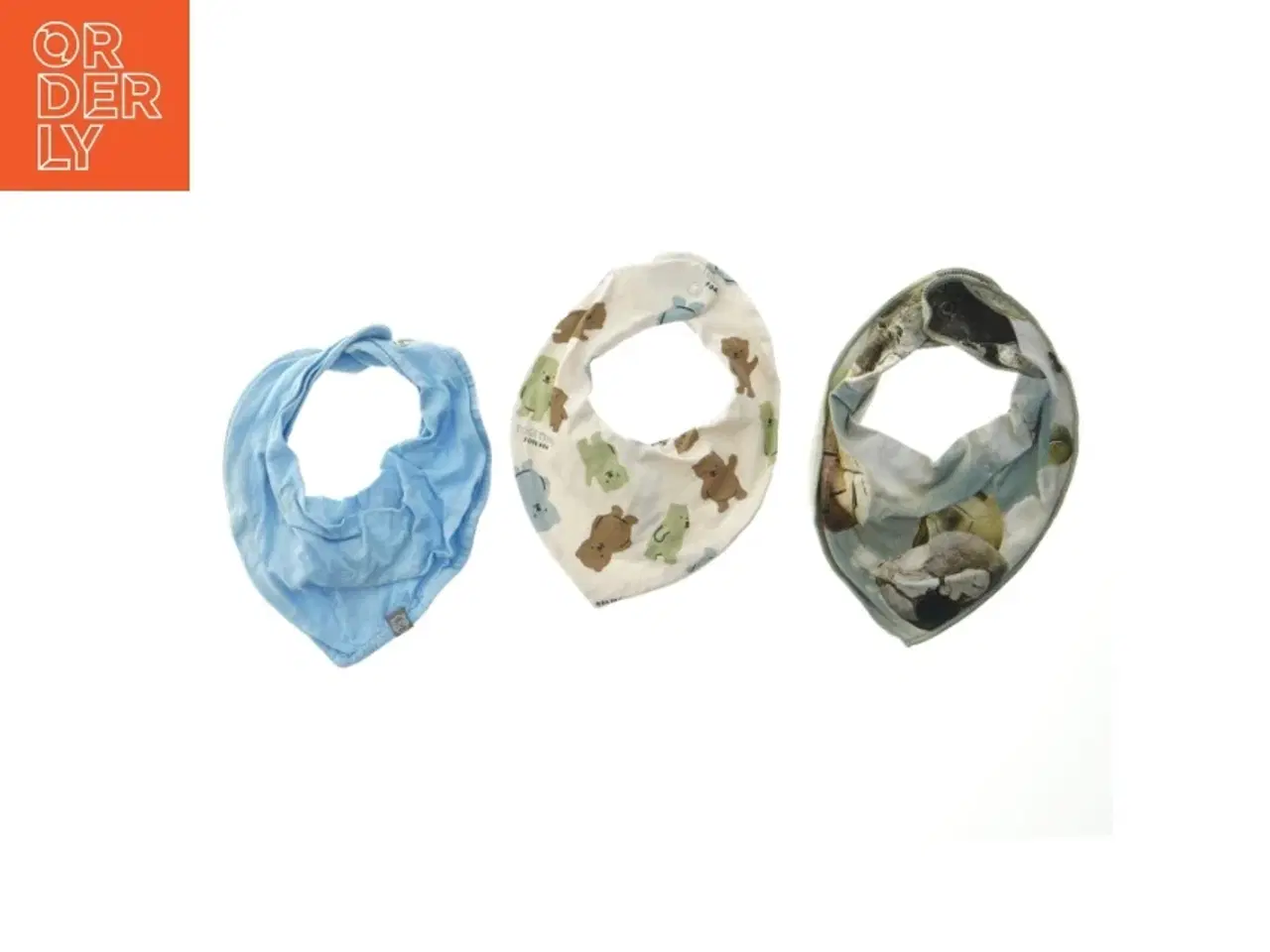 Billede 1 - Baby hagesmække, sæt af 3 fra H&M (str. 23 cm)