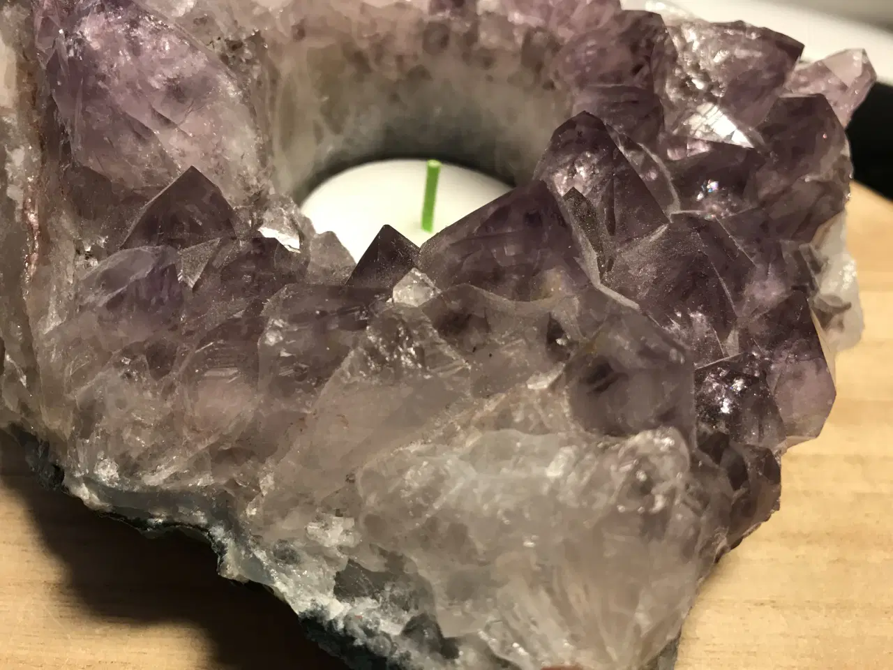 Billede 2 - Ametyst fyrfadsstage 