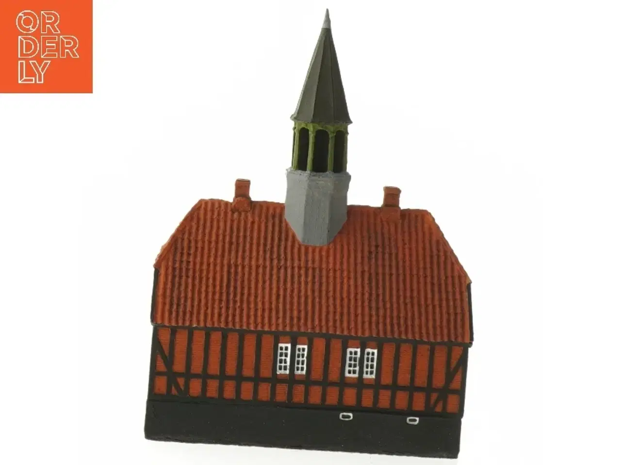 Billede 4 - Dekorativ model af bindingsværkshus fra Trip Trap (str. 14x7x20 cm)