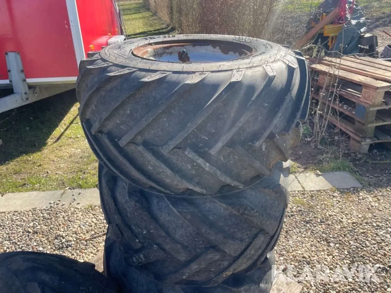 Billede 12 - Dæk til minilæsser BKT 26x12.00-12 4 styk