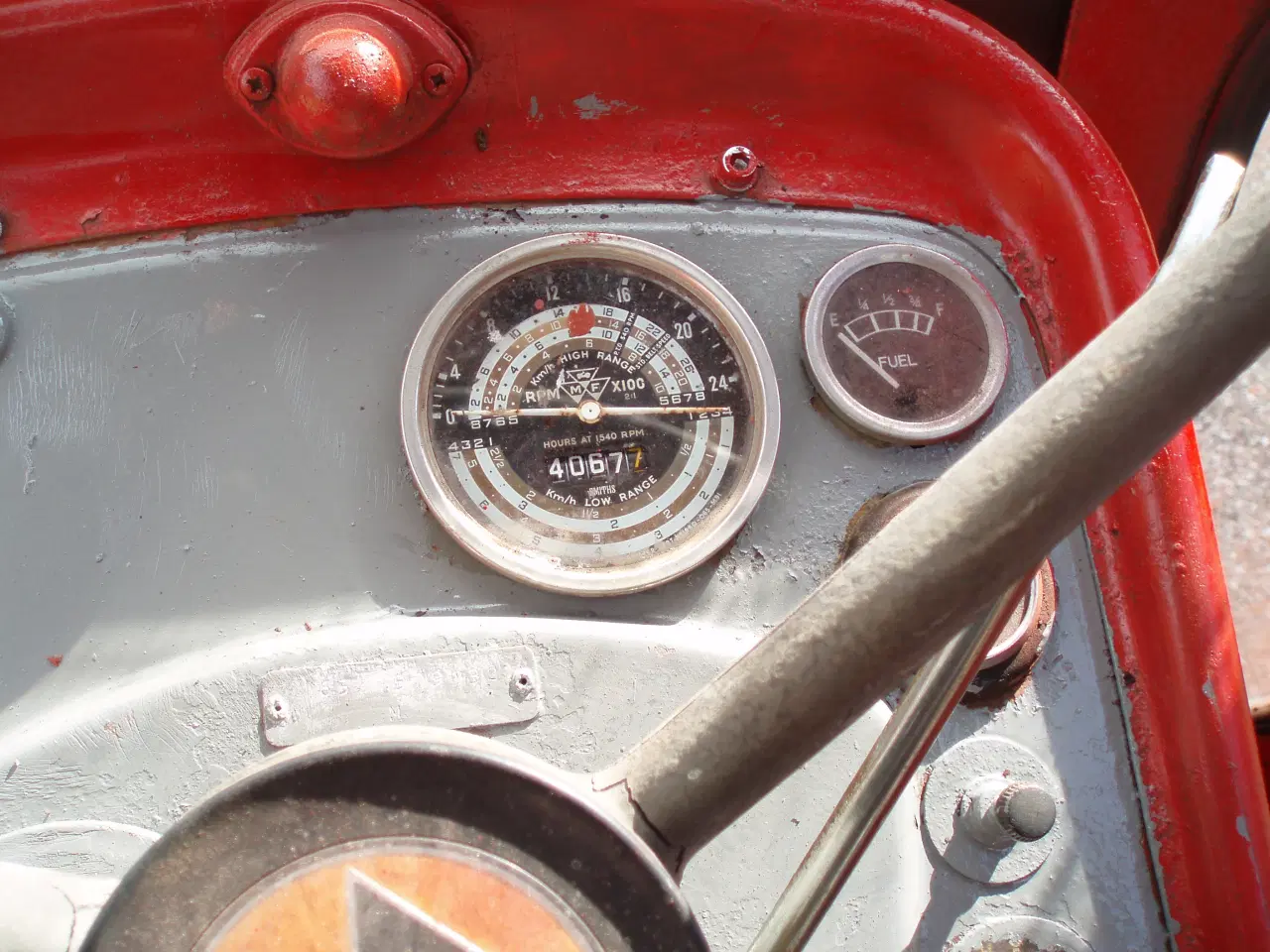Billede 6 - Massey Ferguson 165 år 1976, 8 gear m lavt timetal