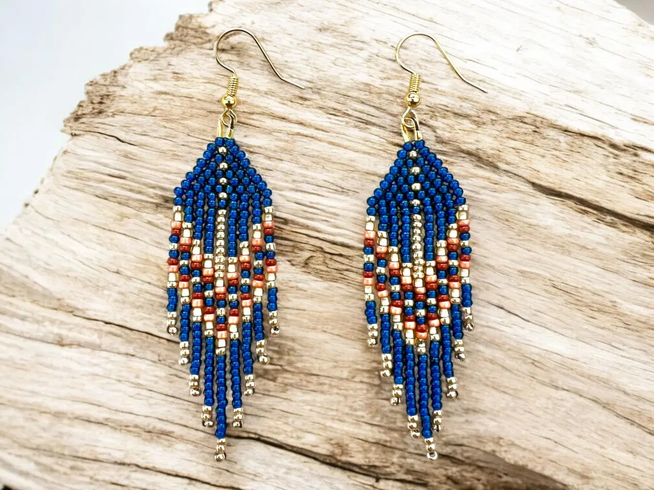 Billede 1 - Grønlandske perle øreringe