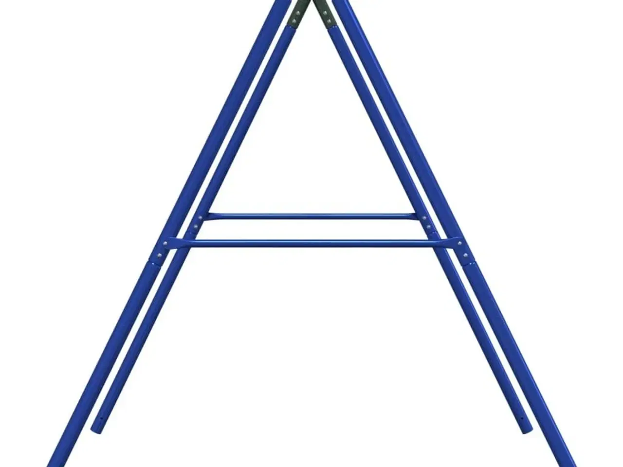 Billede 4 - Gyngestativ med 4 kroge stål blå