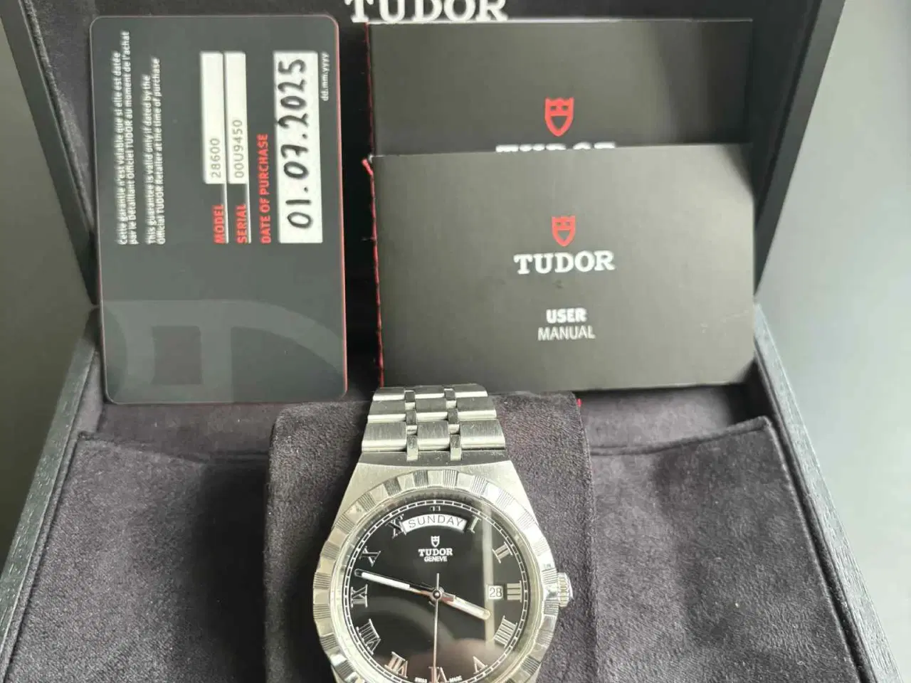 Billede 2 - Tudor Royal Day-Date – Sort skive – Komplet sæt