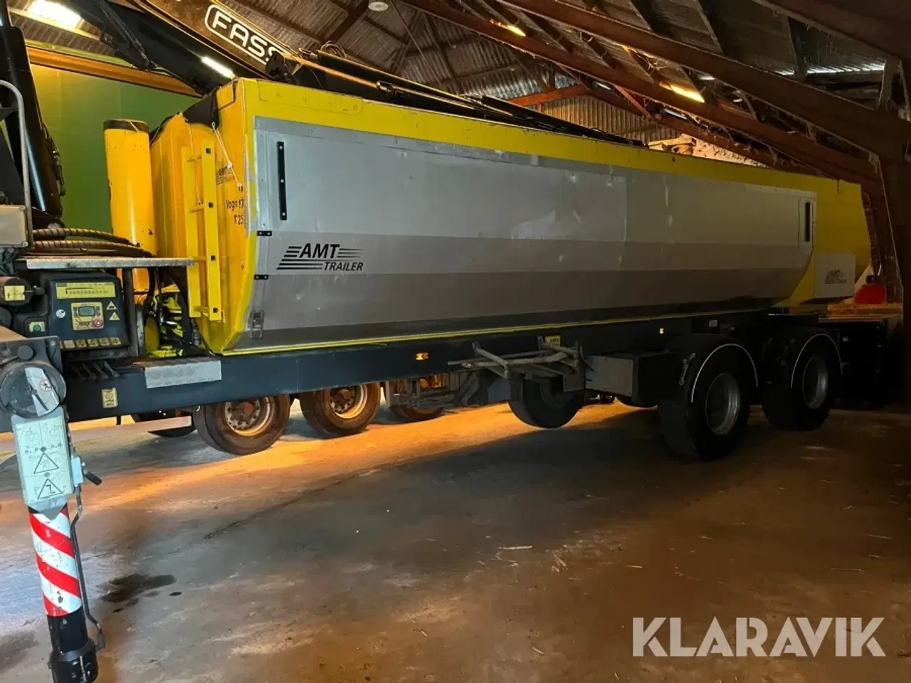 Billede 7 - Tiptrailer AMT trailer 2086 krantrailer