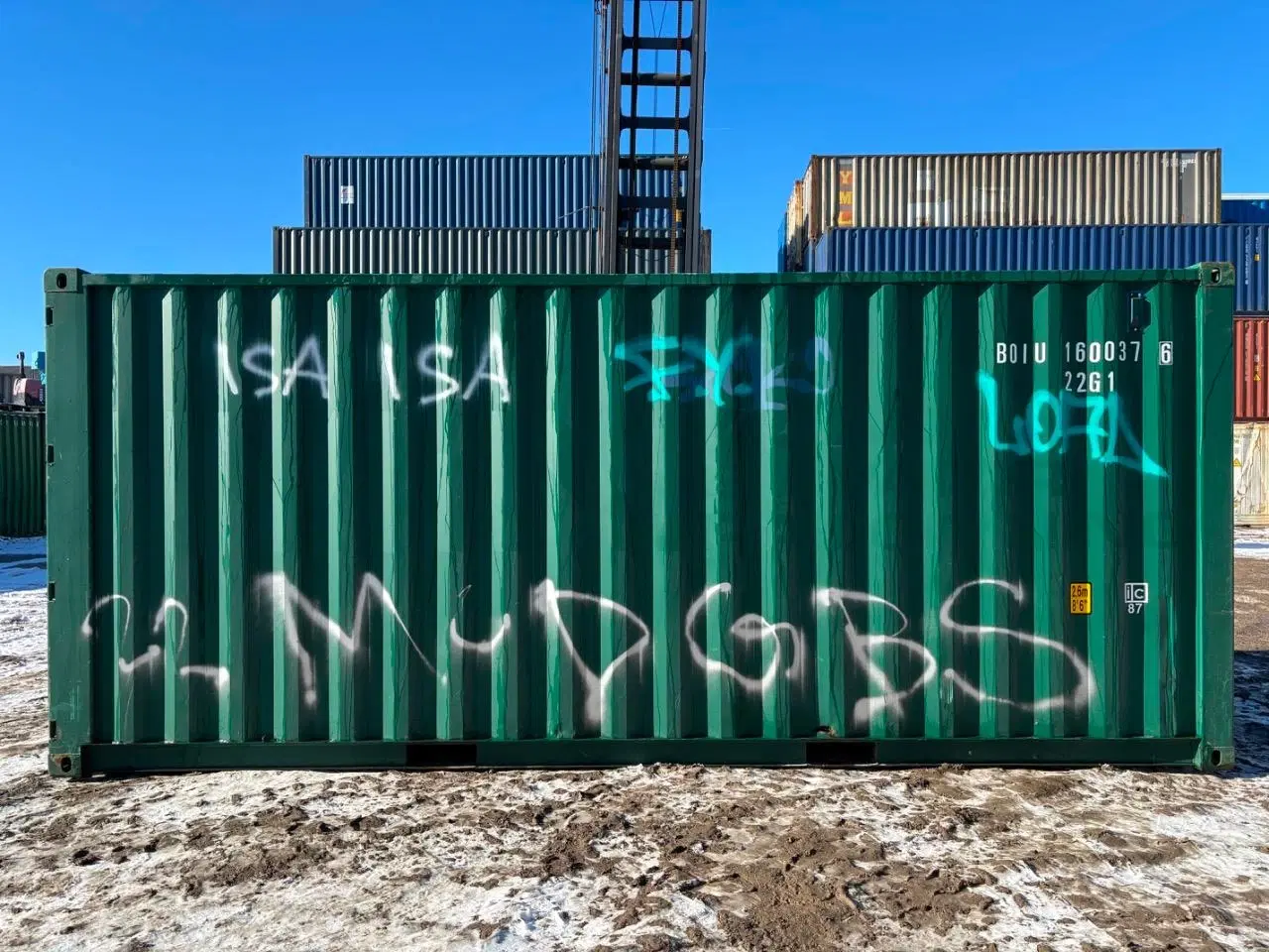 Billede 7 - Står i Hvidovre 20 fods Isoleret Container