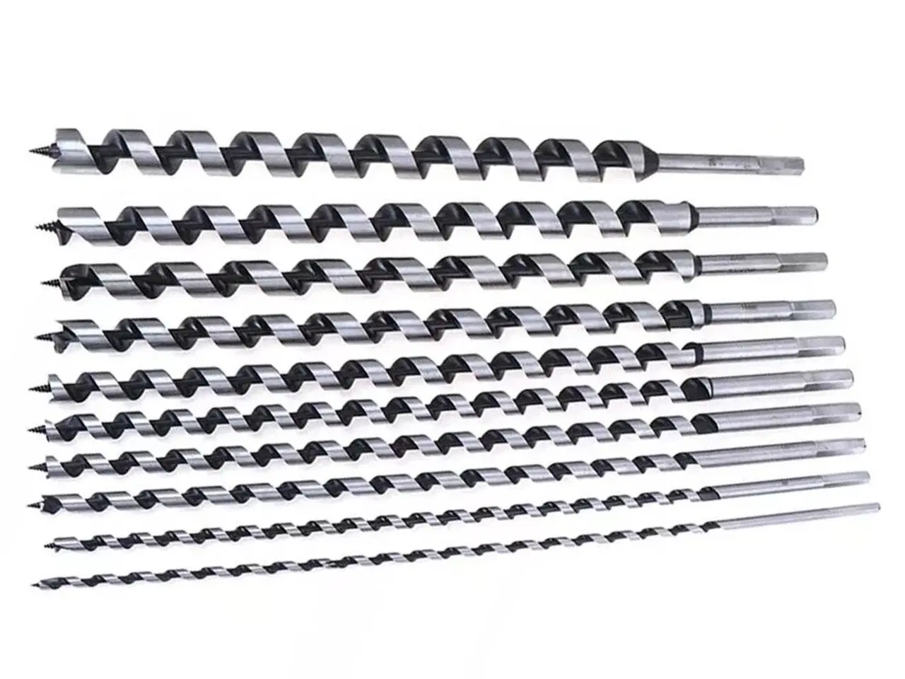 Billede 1 - 10 stk. Sneglebor 46 cm længde, 6-25 mm.