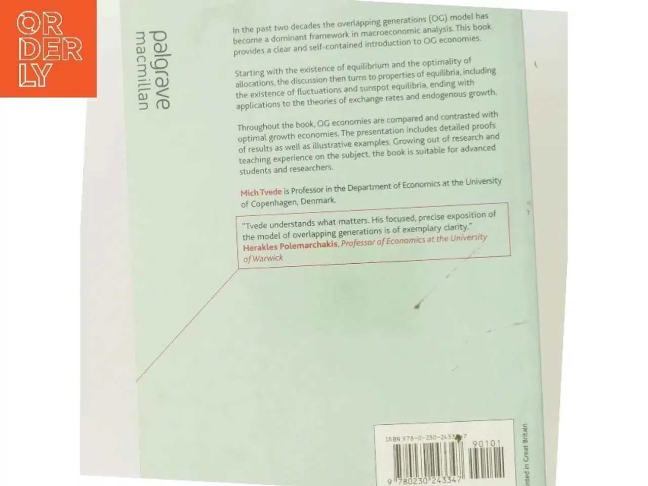 Billede 3 - Overlapping generations economies af Mich. Tvede (Bog)