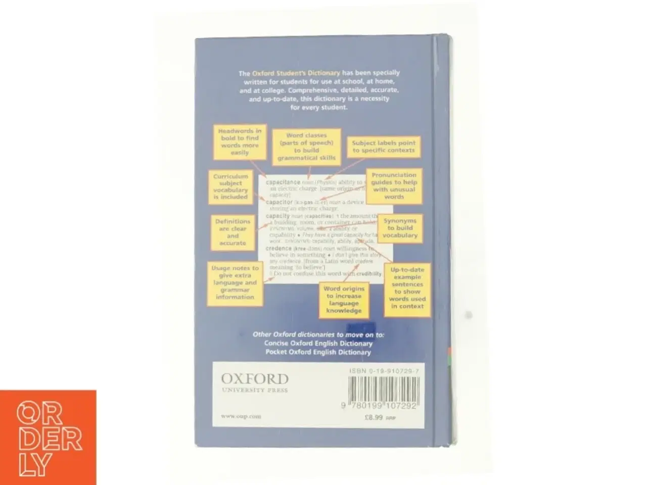Billede 2 - The Oxford Student's Dictionary. (Lernmaterialien) (Bog)