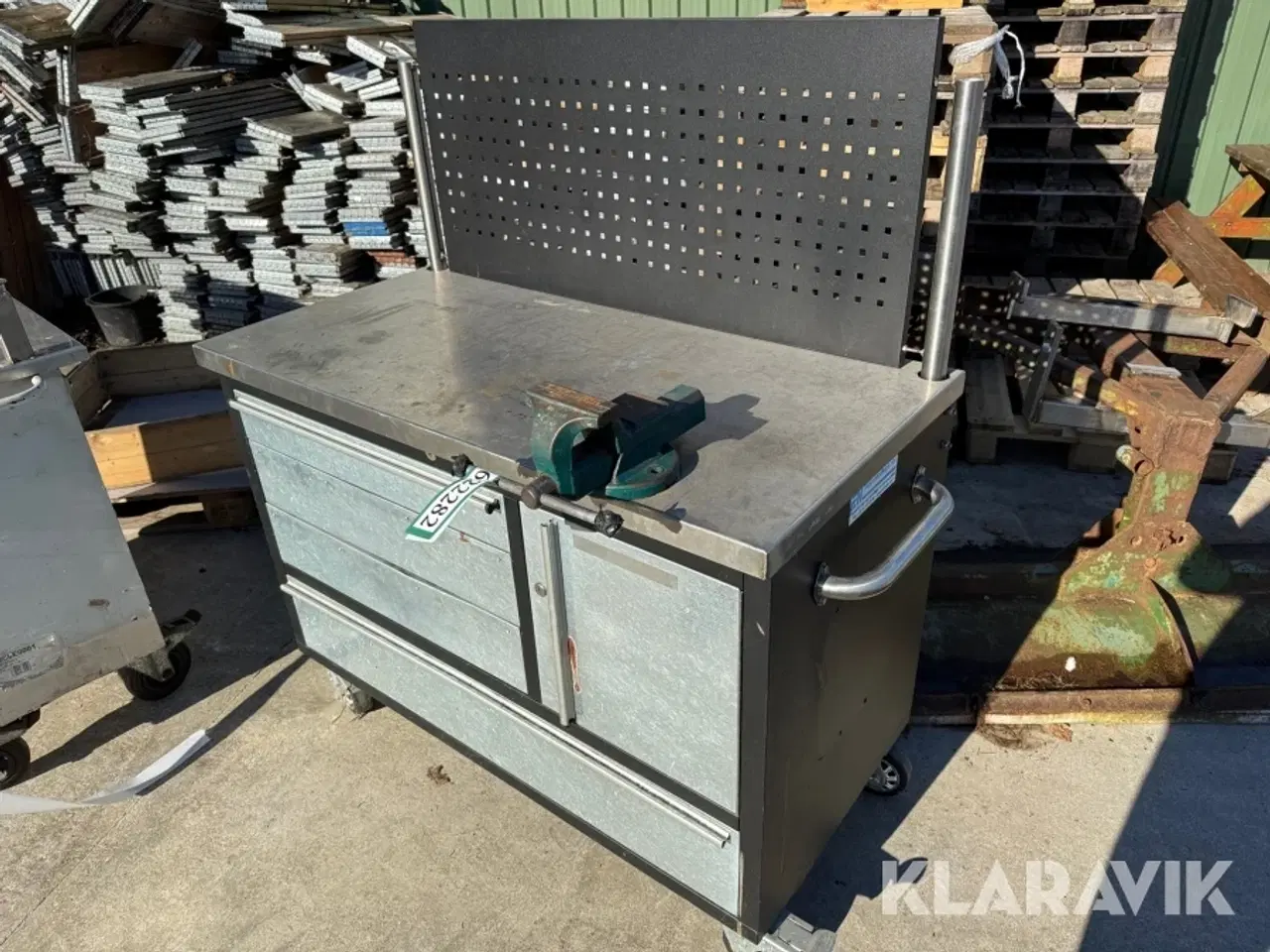 Billede 1 - Værksteds bord på hjul