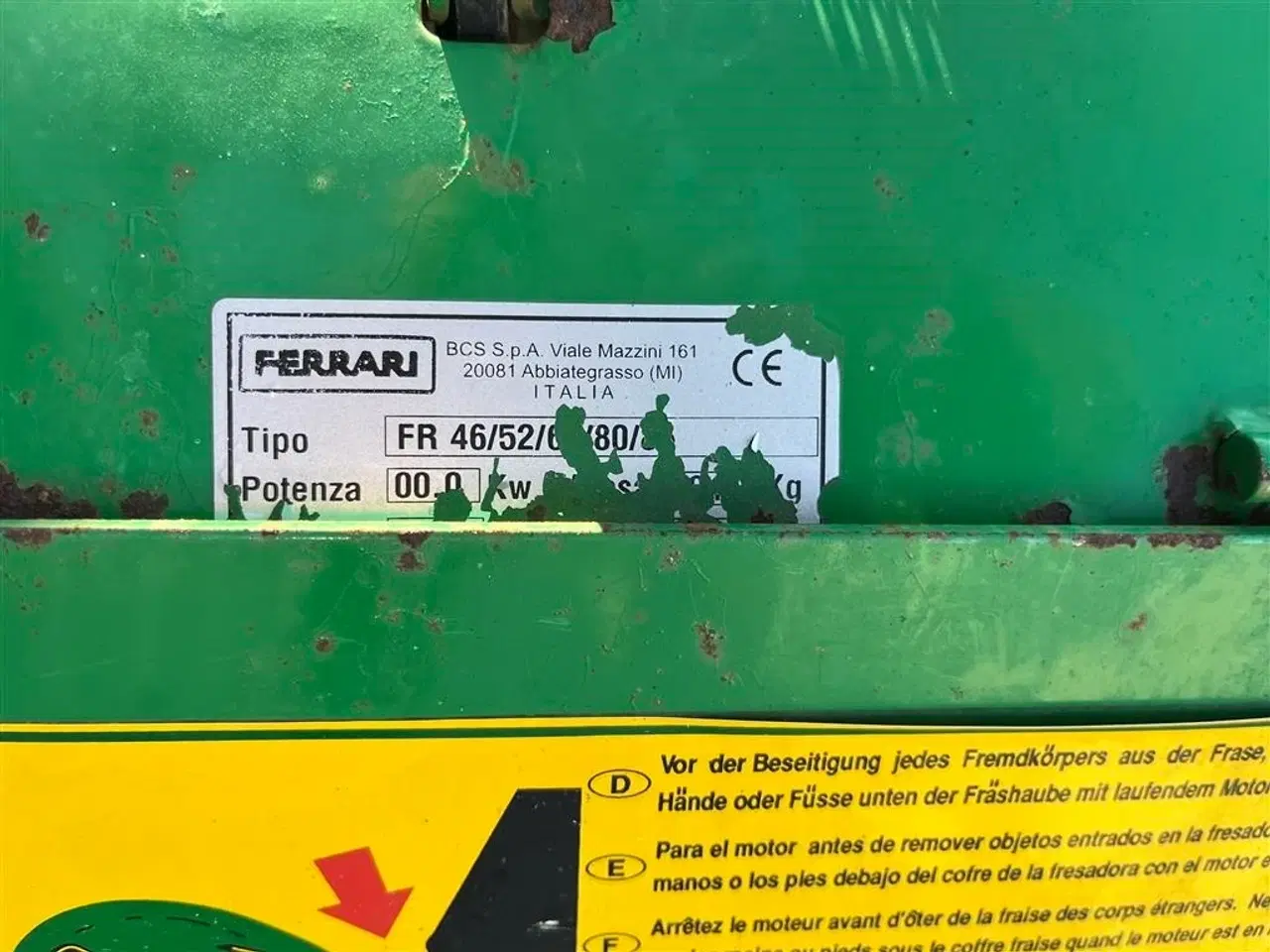 Billede 11 - Ferrari MC320 med fræser og kost