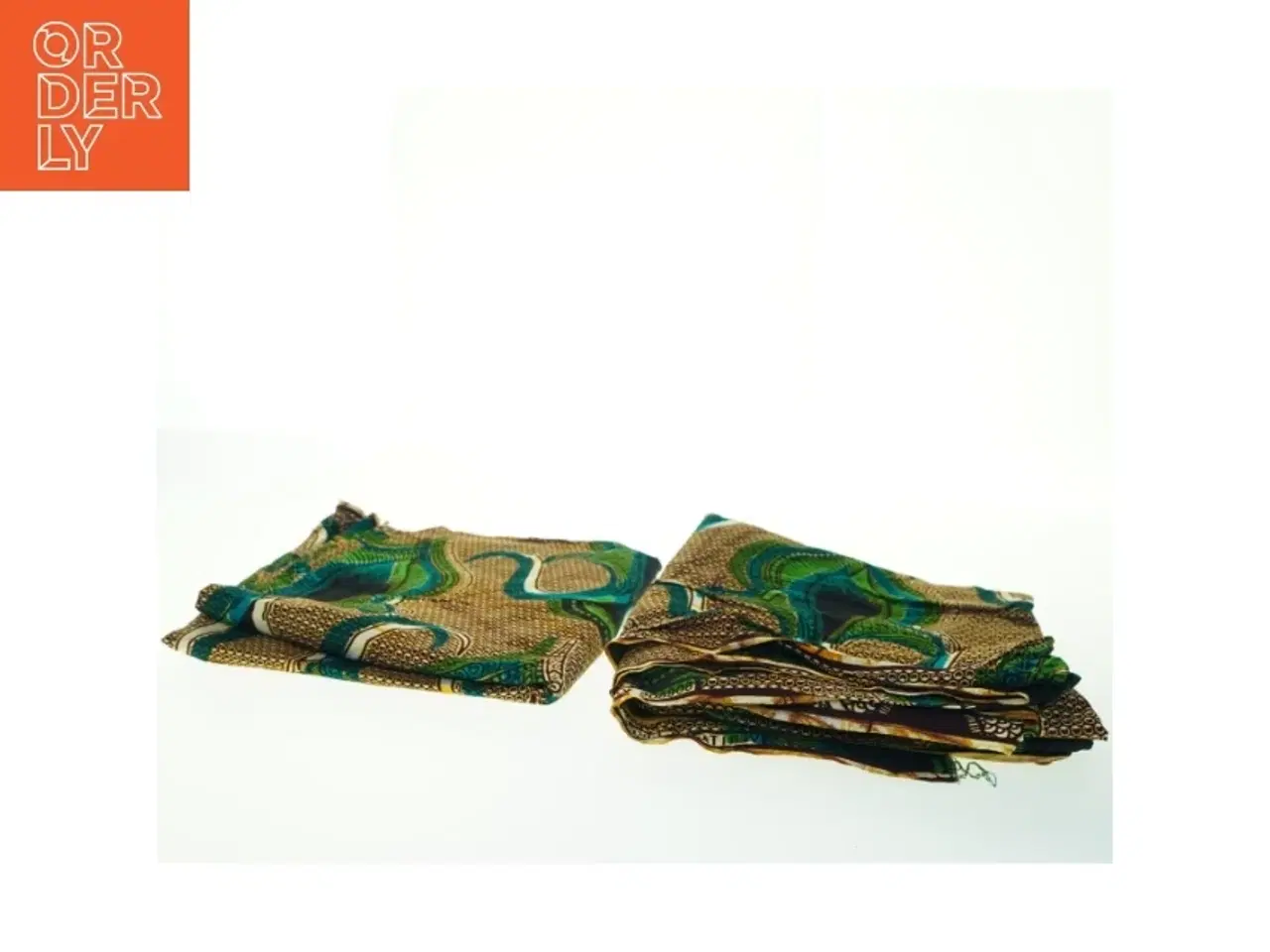 Billede 1 - Afrikansk print stof fra Tanzania(str. 115x204 cm)