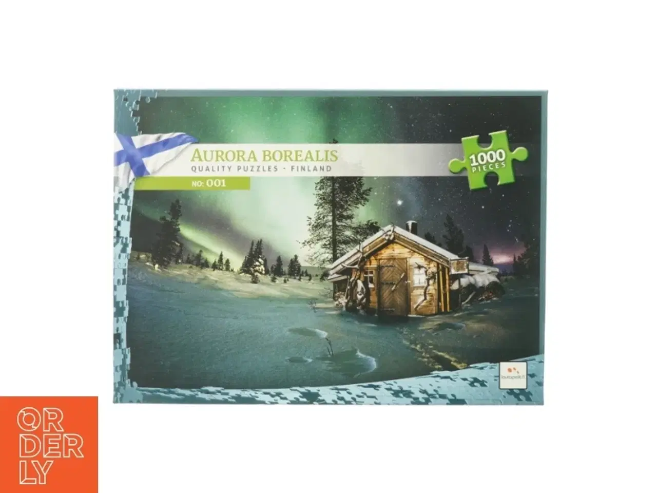 Billede 1 - Puslespil med Aurora Borealis motiv (str. 68 x 480 mm)