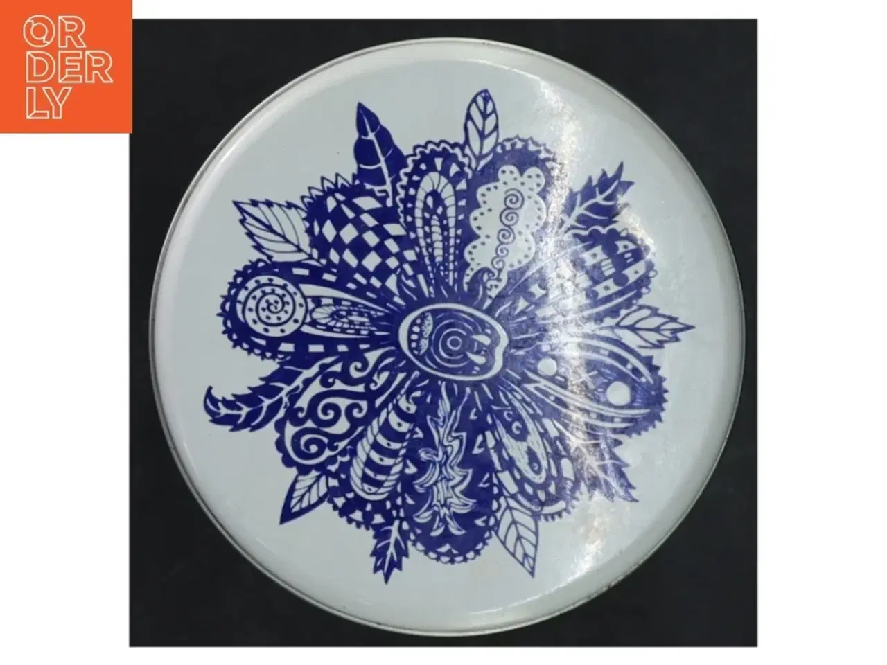 Billede 3 - Irma Kunstdåse nr. 30 Julie Nord med fuglemotiv (str. 14,5x11 cm)